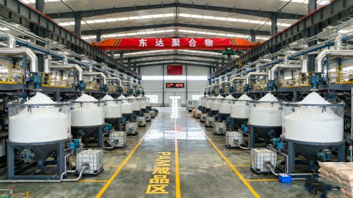 铜矿选矿用聚丙烯酰胺工厂生产现场